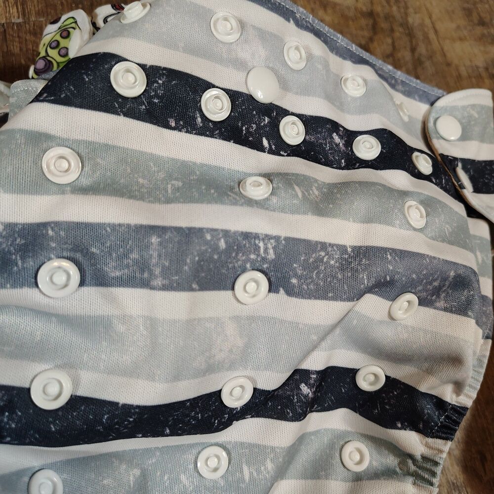Texas Tushies Flex Fit Reusable Pocket Diaper Lot of 6 With Inserts 7-70lbs - Picture 11 of 13